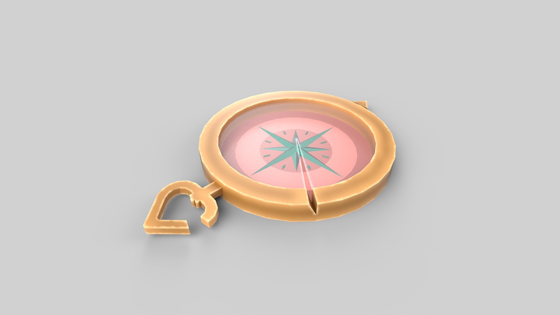 3D Model Stylized Compass - TurboSquid 1843548