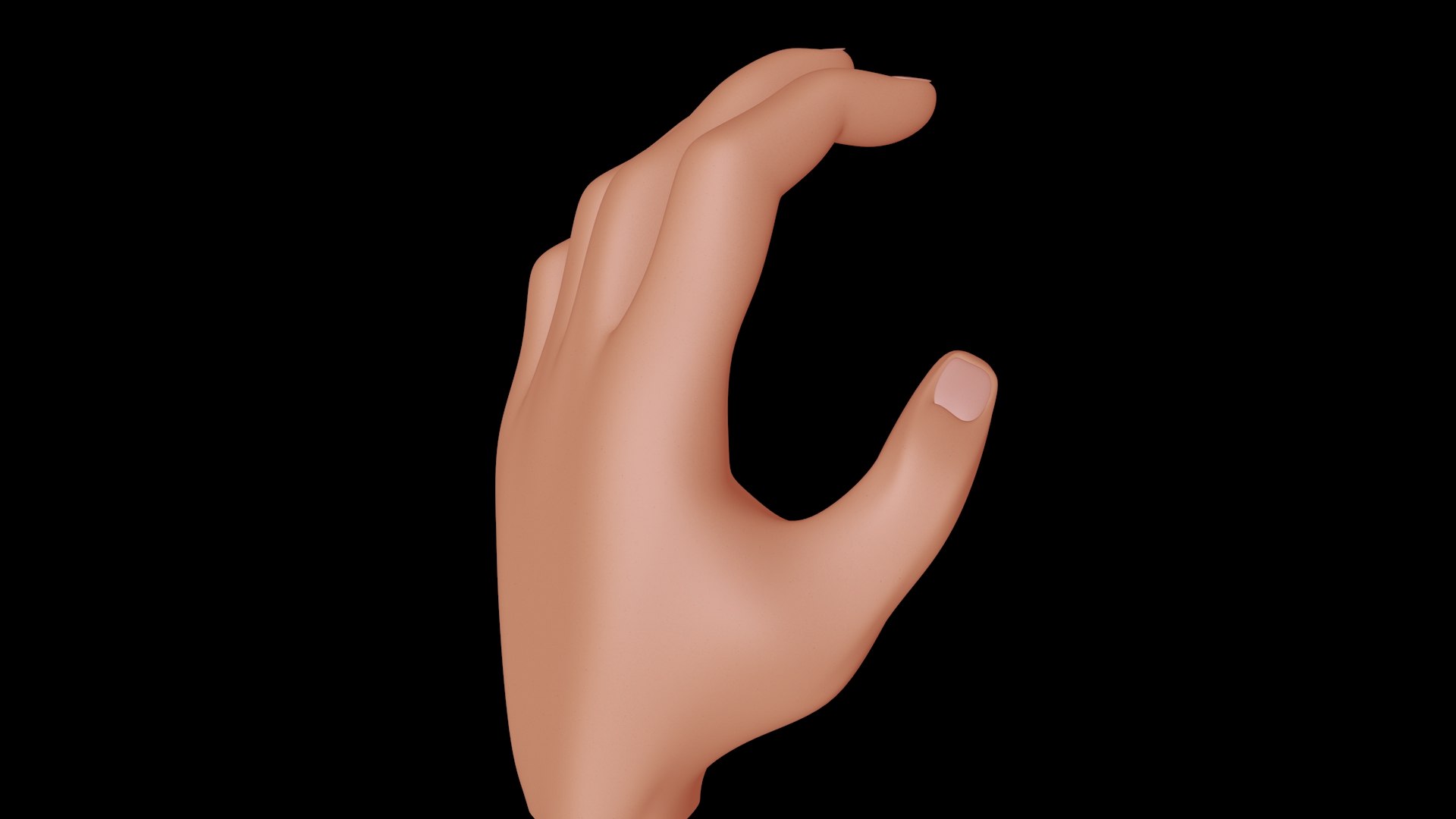 3ds max hand