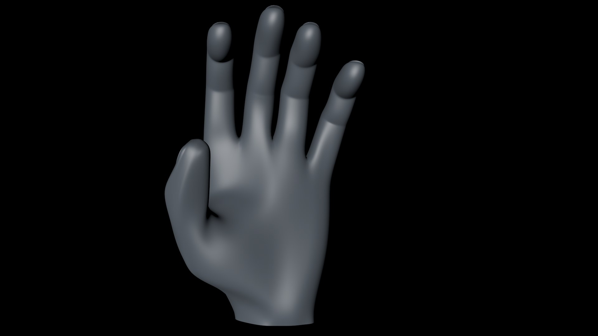 3ds max hand