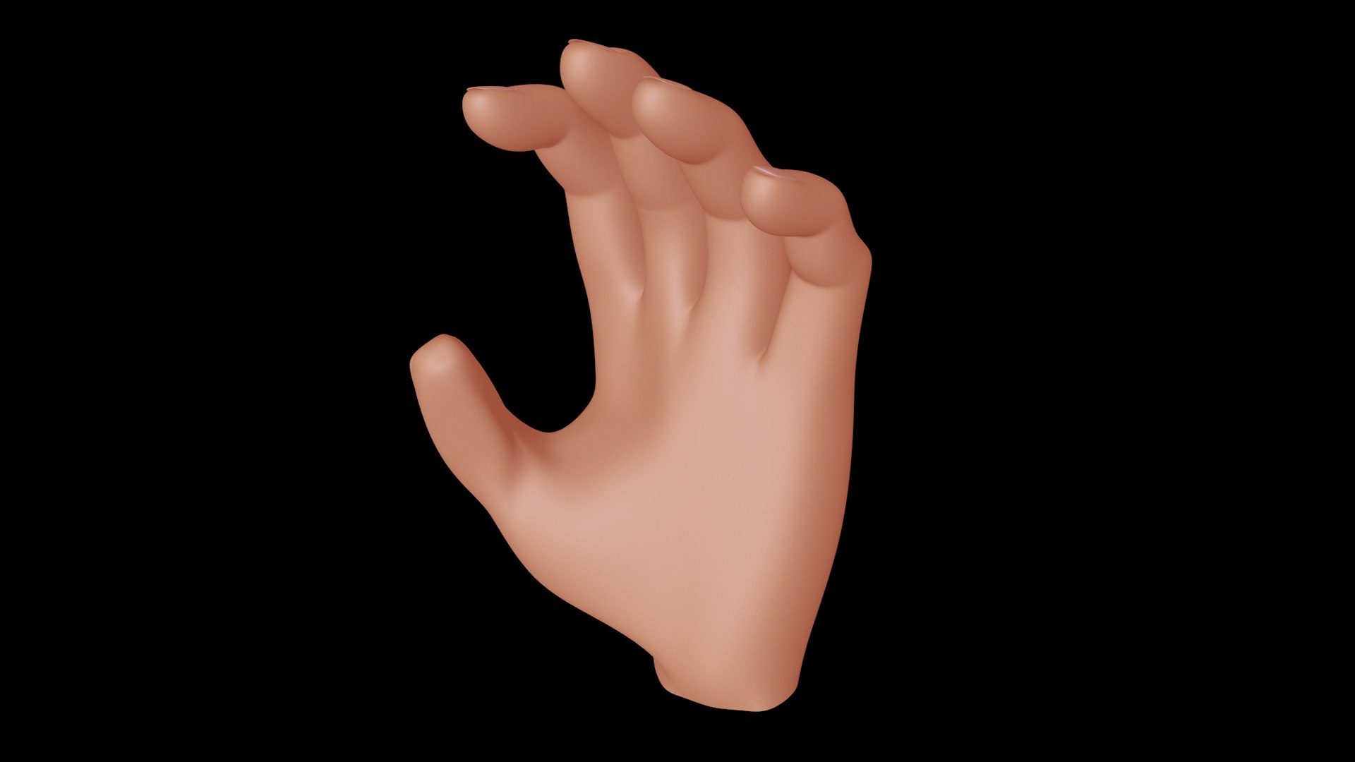 3ds max hand