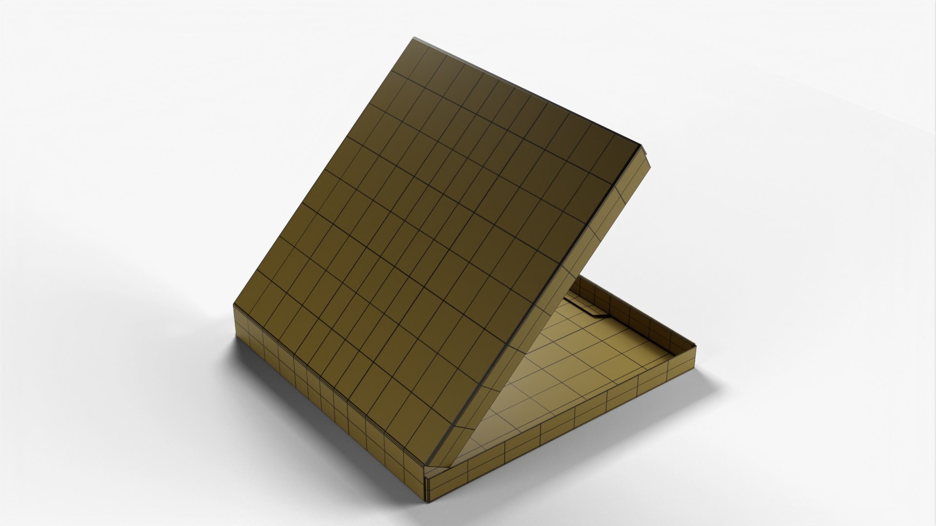 3D 8-inch Kraft Paper Open Pizza Box https://p.turbosquid.com/ts-thumb/0L/Q1B4mU/iD/wireframe_05/jpg/1664271583/1920x1080/fit_q87/cddead03437593276b0b9561e2347d442a69403b/wireframe_05.jpg