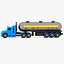 Cartoon Tanker Truck