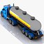 Cartoon Tanker Truck