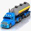Cartoon Tanker Truck