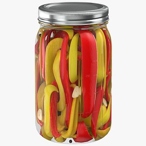 3D pickled jar 01