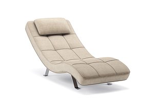 3D Lounger Long Island Woven Fabric model