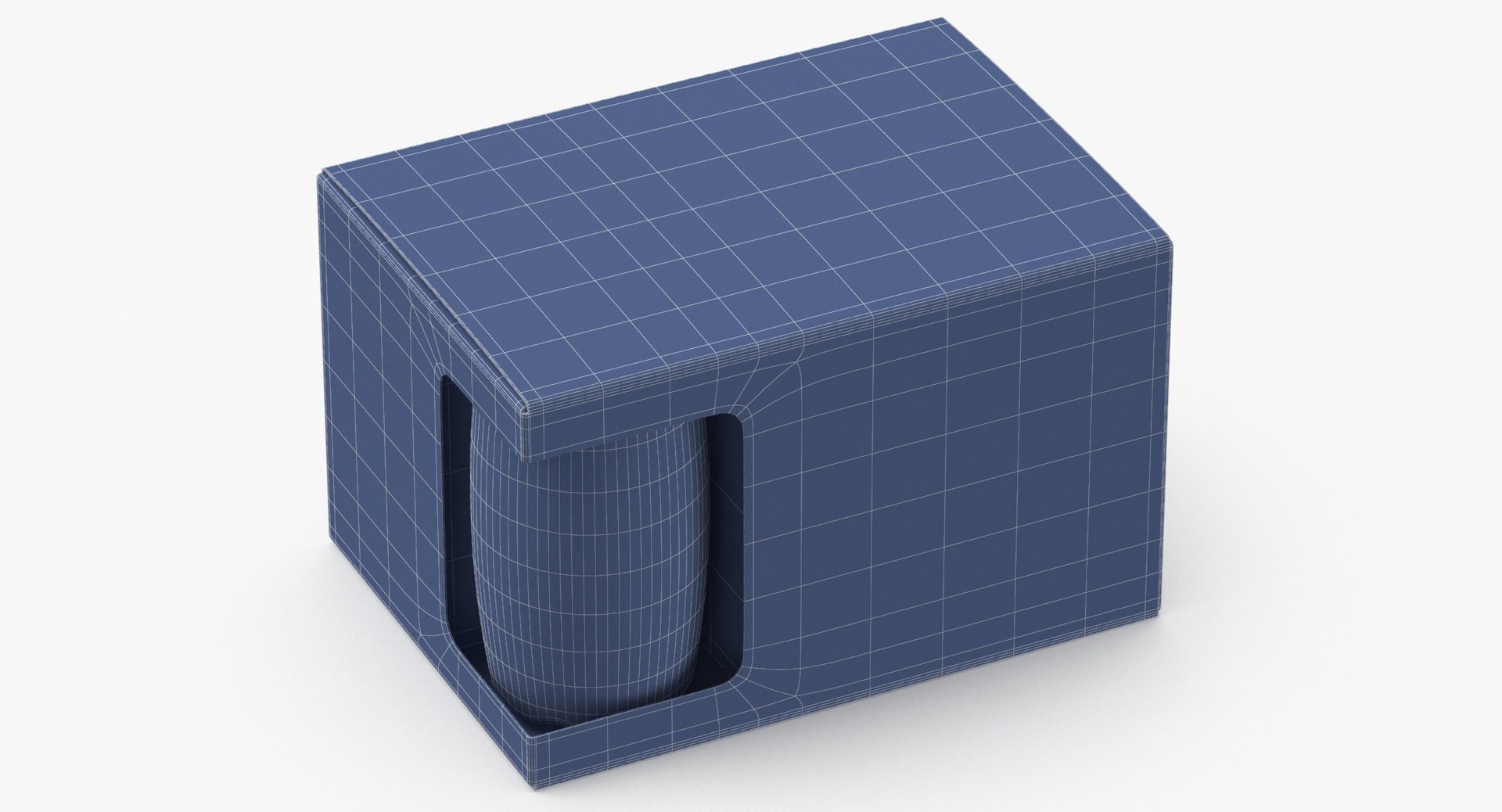 3D Glassware Long Standard Blank and Generic Box - TurboSquid 2133719