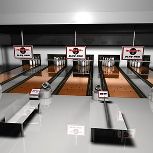 Bowling Centre Low Poly