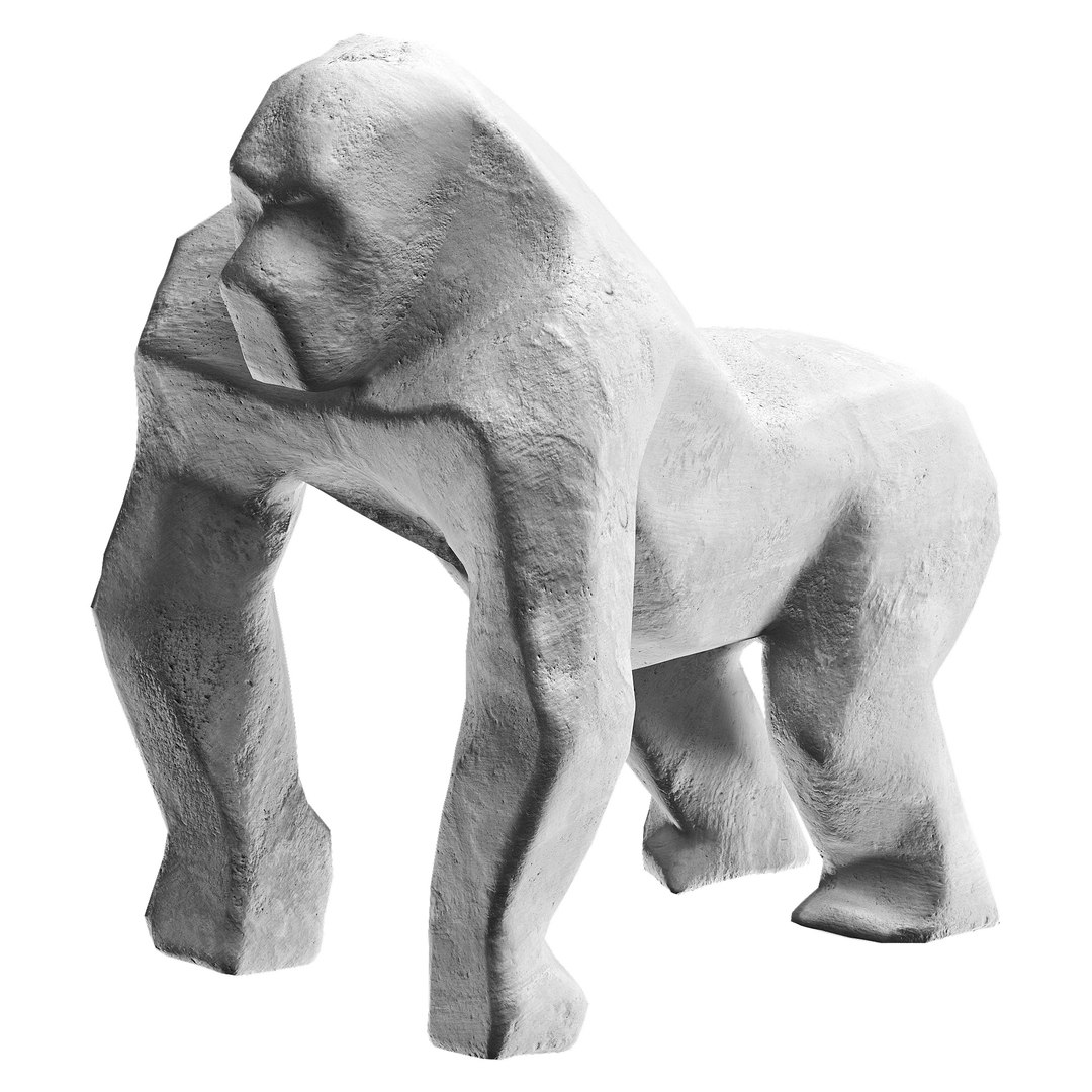 3D Gorilla https://p.turbosquid.com/ts-thumb/0L/W2vGcQ/41/2/jpg/1736761237/1920x1080/fit_q87/5e3fab0199cc0143914ad7cf2d9d3d4b4f3141c9/2.jpg