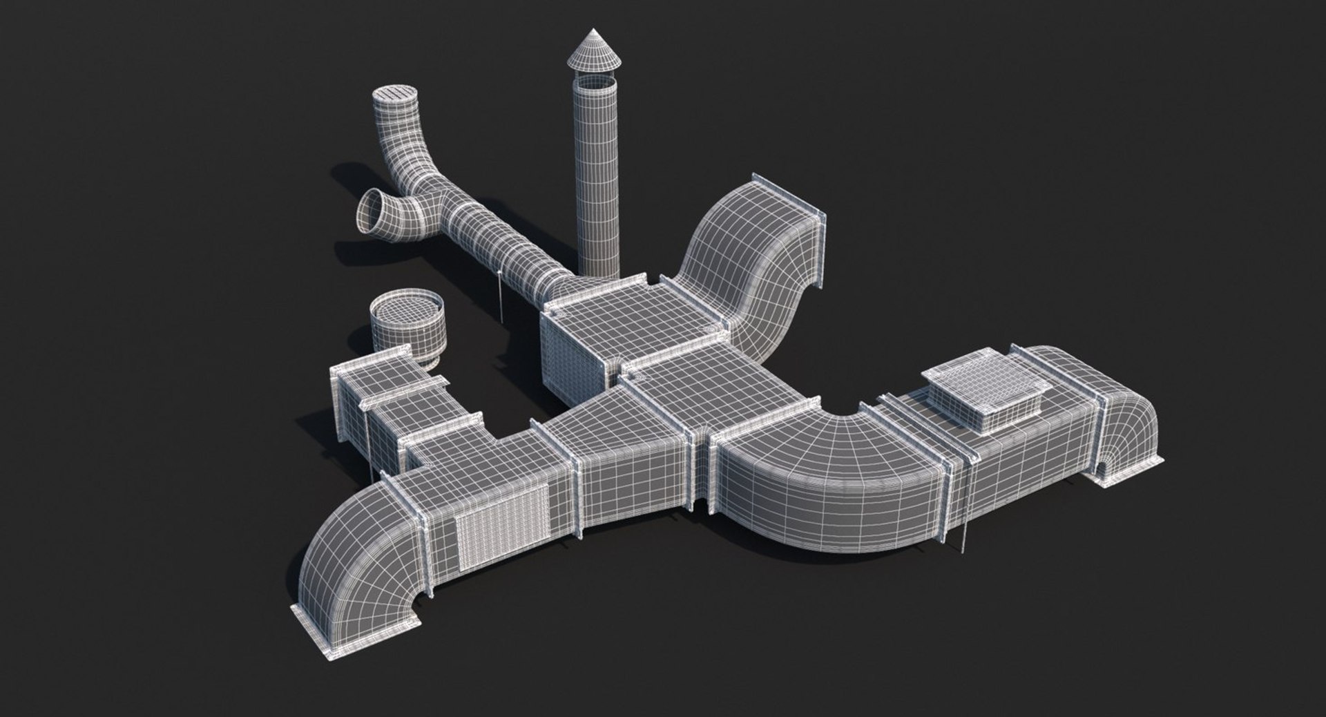 Air Duct 3D Model - TurboSquid 1400614