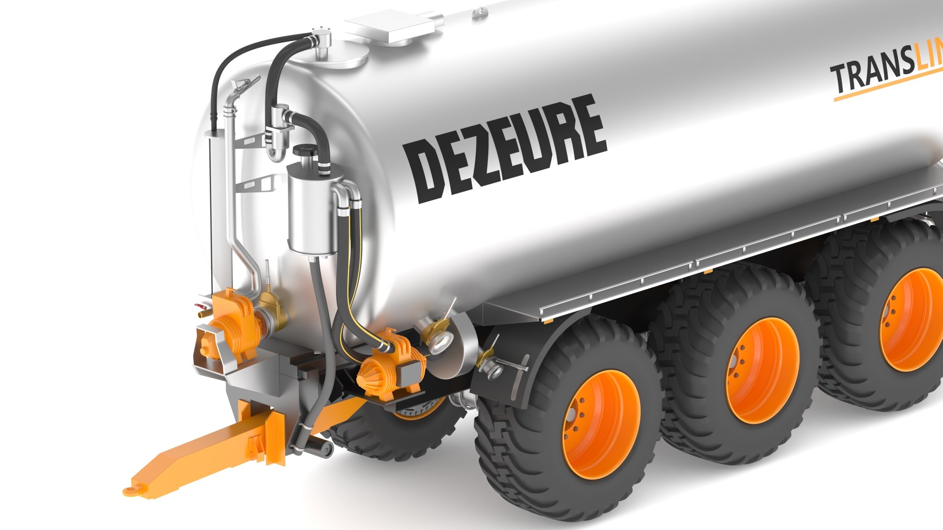 3D Dezeure Slurry Spreader Transline Model - TurboSquid 2260829
