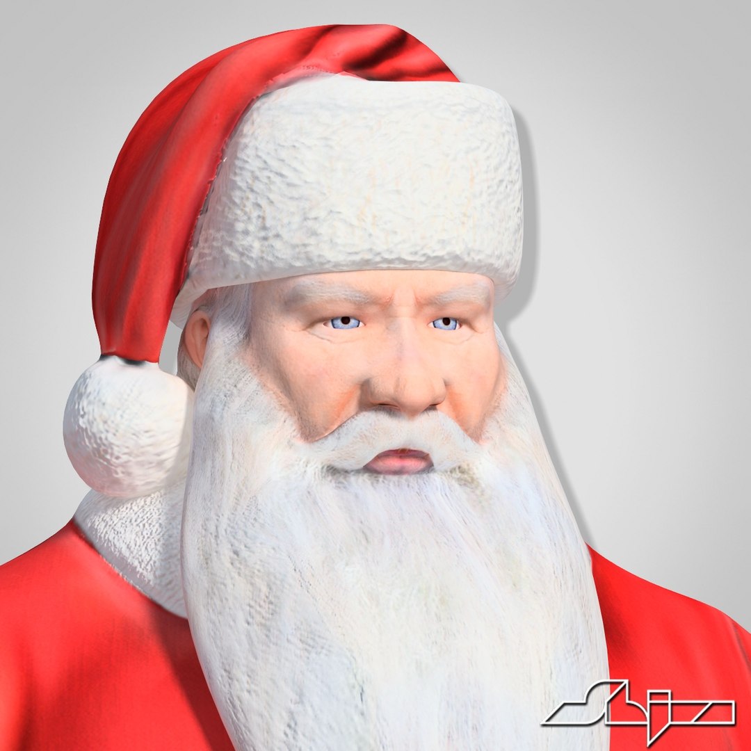 Santa Claus Rigged Character Max