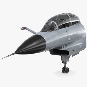 3D Chengdu J10 S Tandem Seated Cockpit model