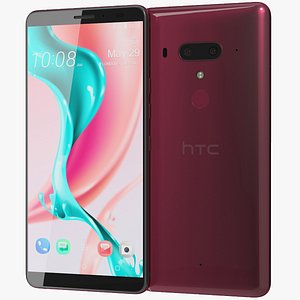 3D model realistic htc u12 flame
