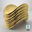 Реалистичная стопка чипсов Pringles