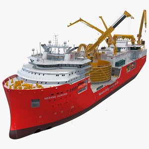 The CLV Vessel Nexan Aurora Used Rigged 3D
