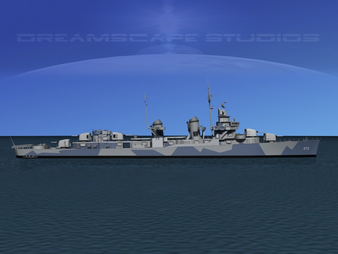 3d fletcher class destroyers