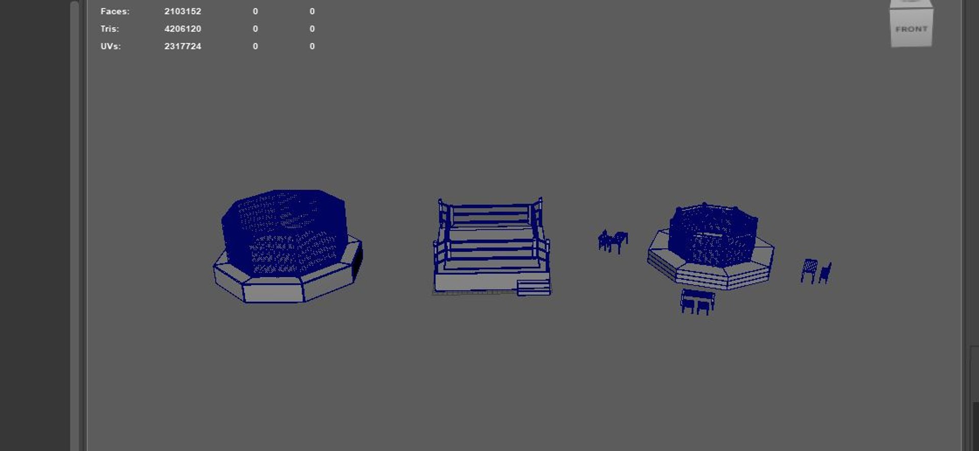 Boxing Ring Set 3D Model 3D Model - TurboSquid 2555685