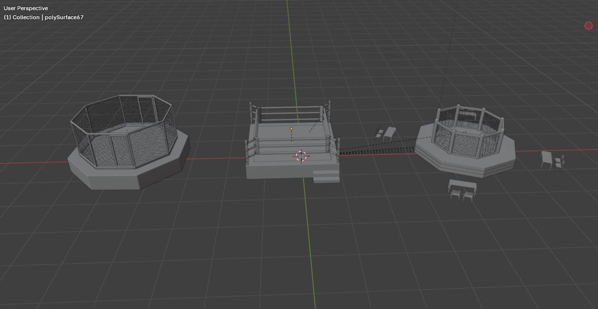 Boxing Ring Set 3D Model 3D Model - TurboSquid 2555685
