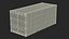 3d 20 ft iso container model