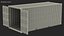 3d 20 ft iso container model