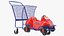 3D model Supermarket Toy Shopping Carts  Collection