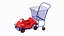 3D model Supermarket Toy Shopping Carts  Collection