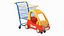 3D model Supermarket Toy Shopping Carts  Collection