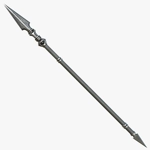 Fantasy spear 3D model