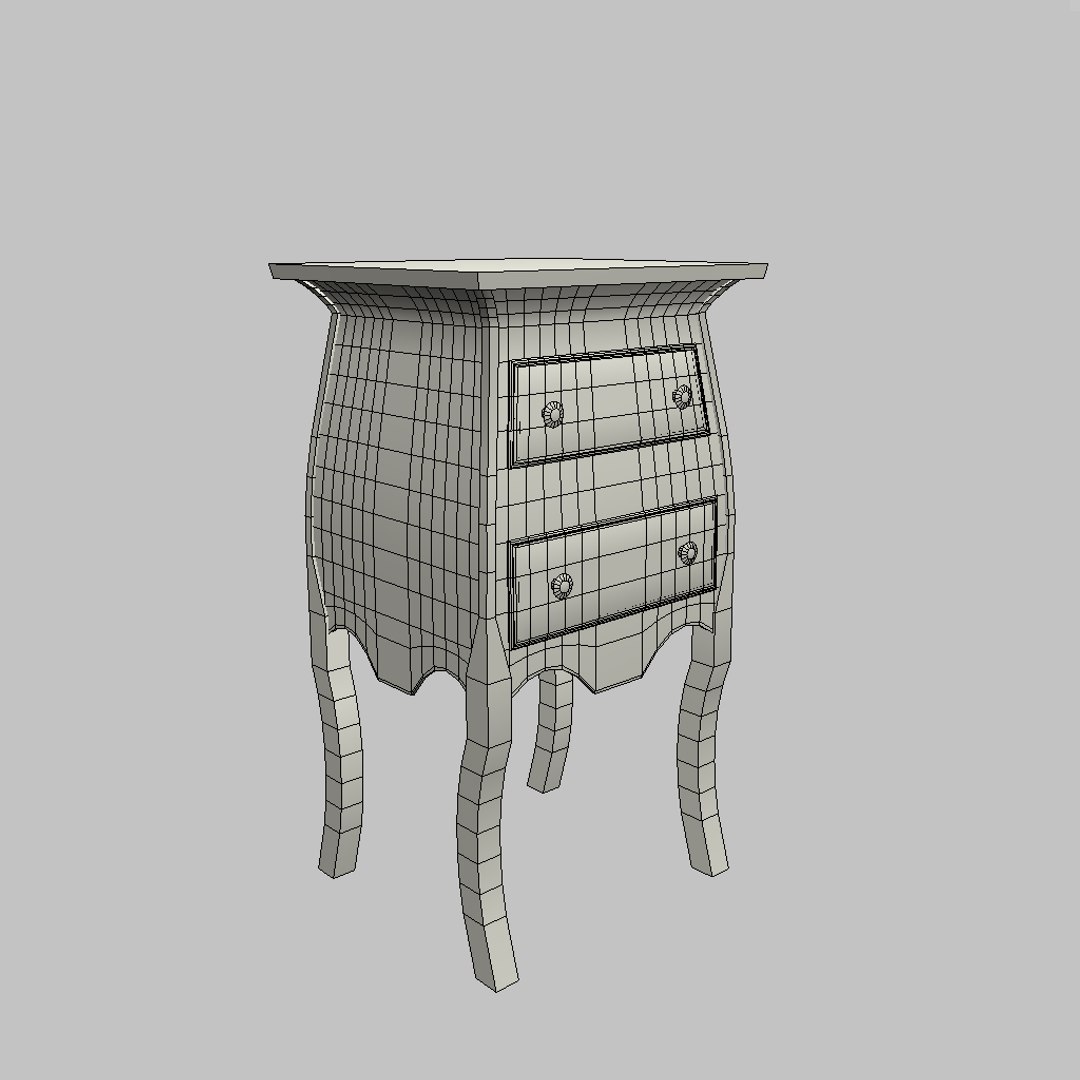 3d Deco Chest Model