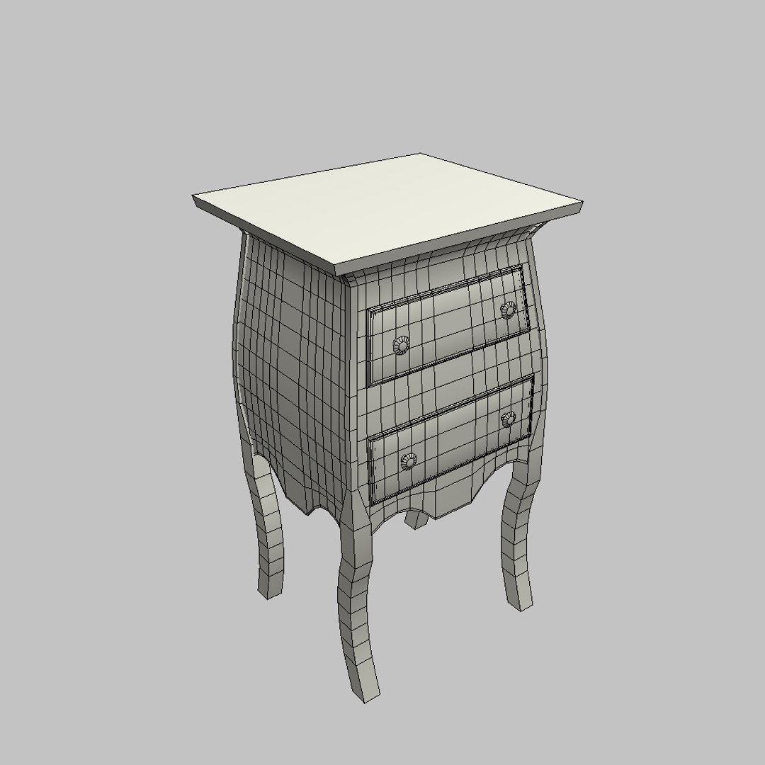 3d Deco Chest Model