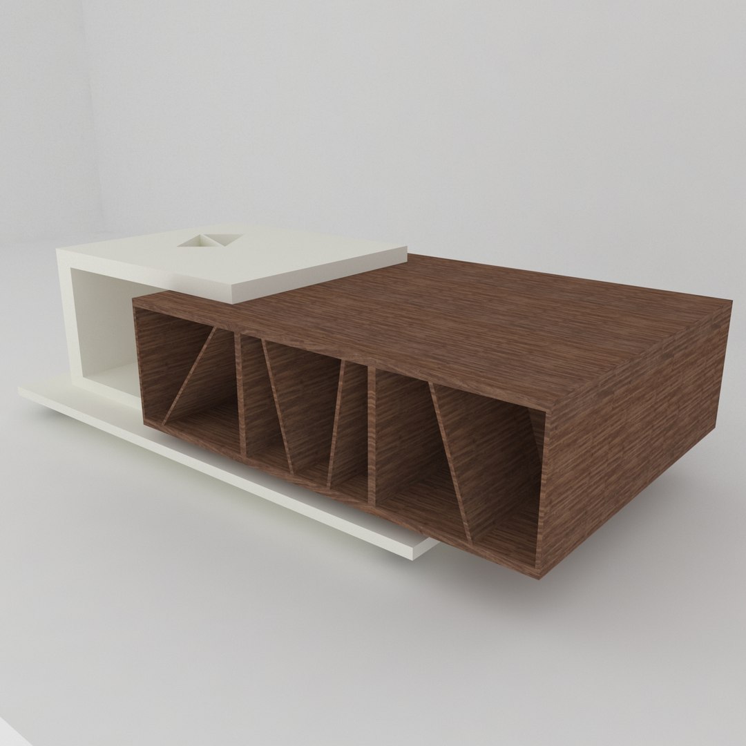 3D modern style table model - TurboSquid 1303861