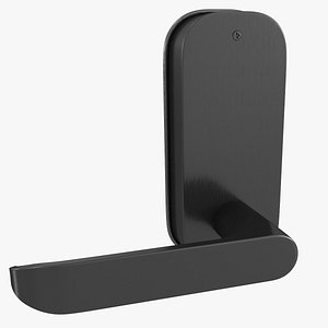 3D Internal Door Handle Black