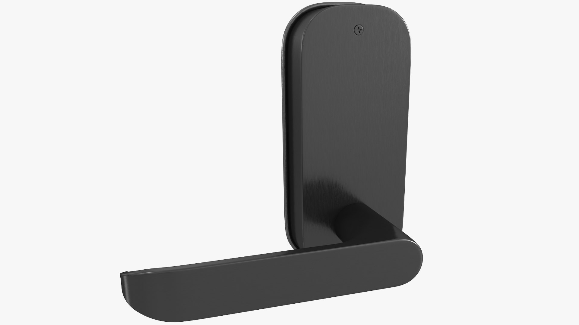 Internal Door Handle Black 3D model preview