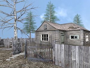 3d model old house