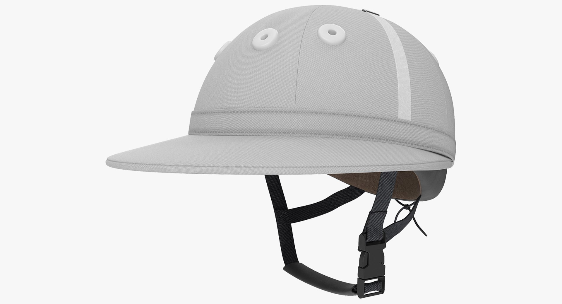 Polo Helmet White 3D model preview