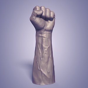 3D Print Ready Hand - Fist Figurine - Statue - Sculpture