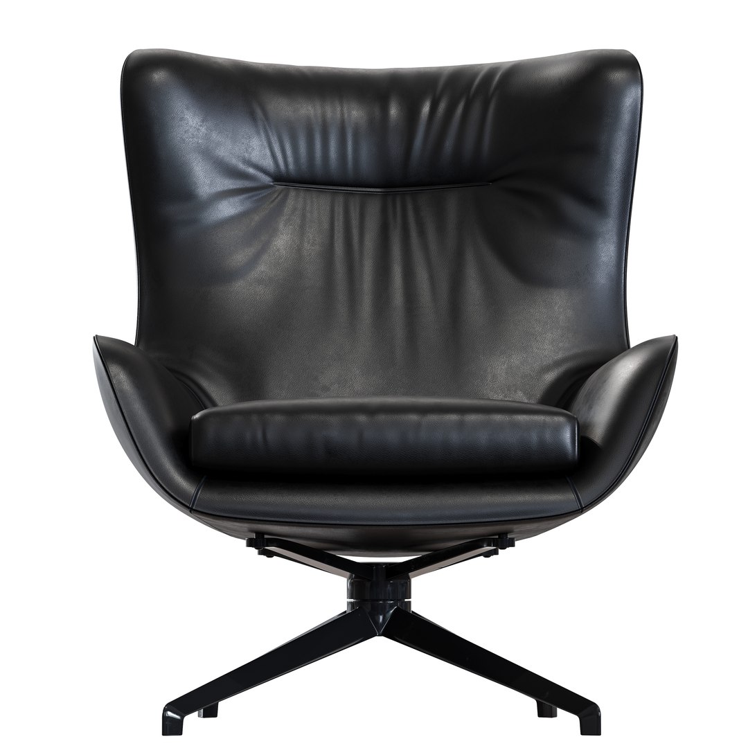 Jensen Armchair Ottoman Minotti 3D Model TurboSquid 1412445