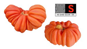 3d tomato scanned 8k packing model
