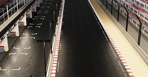 Asset Race Track Low-poly 3D model