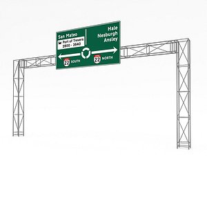 traffic sign 07 3D model