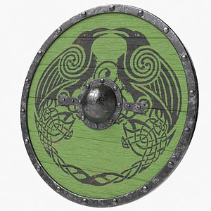 3D model Viking Shield V2 Design 2