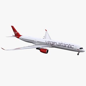 3D A350-1000 - Virgin Atlantic model