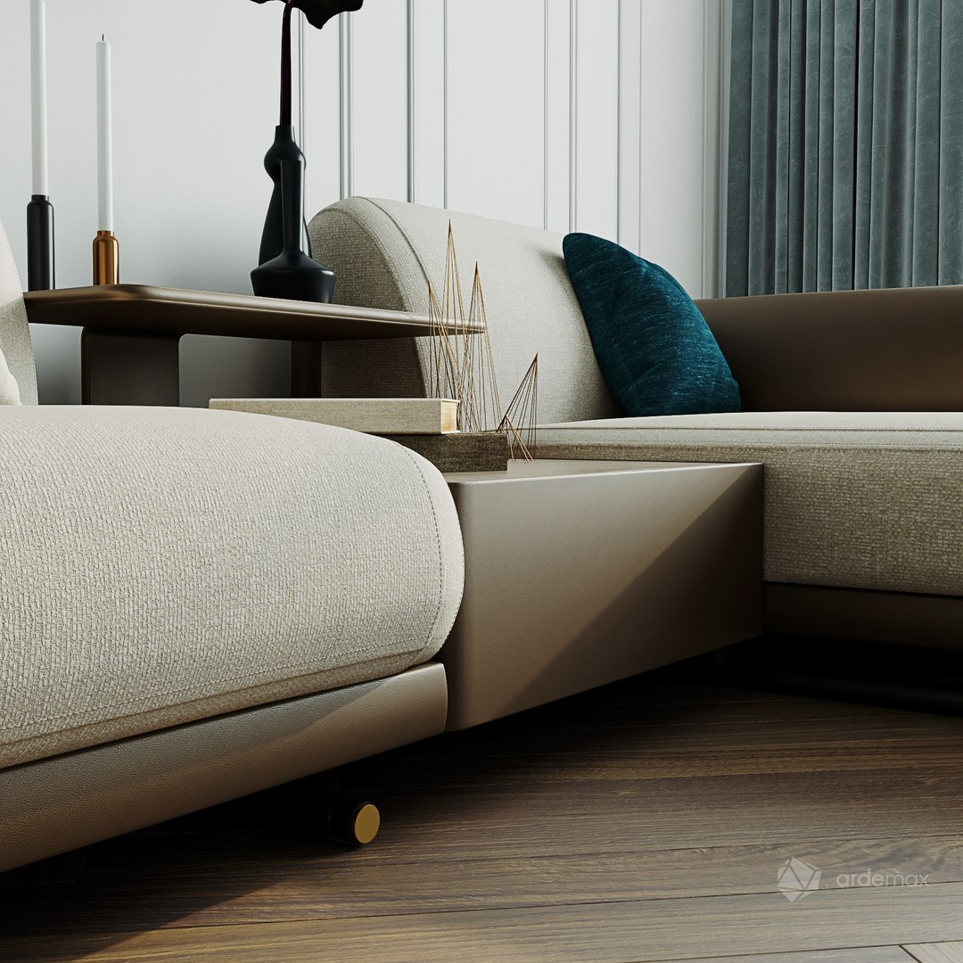 Turri Vine Sofa 3D Model - TurboSquid 1583403
