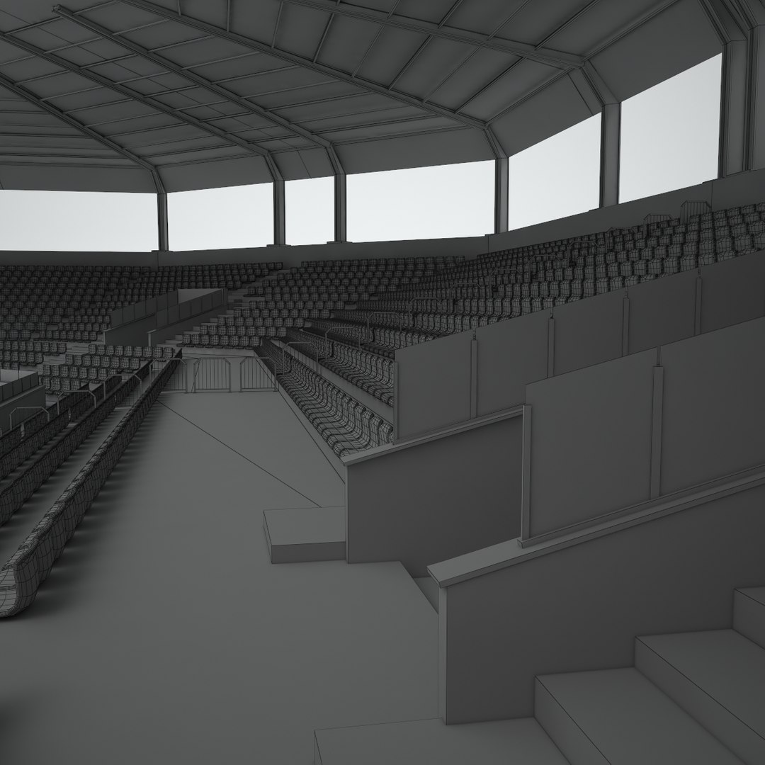 3D Stadium Tribune Model - TurboSquid 1207237