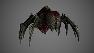 3D model spider