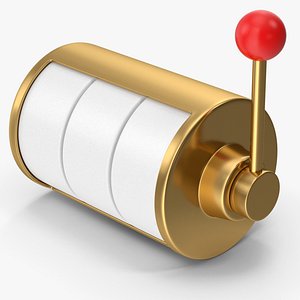 Gold Slot Machine 3D model