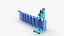 Concrete Core Drill Machine with Core Bit Set Blue