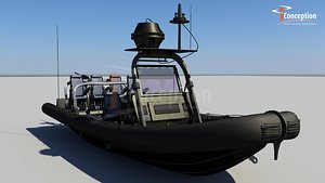 commando boat 3d model