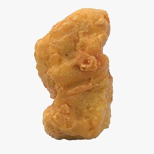3D Realistic Chicken Nugget 3